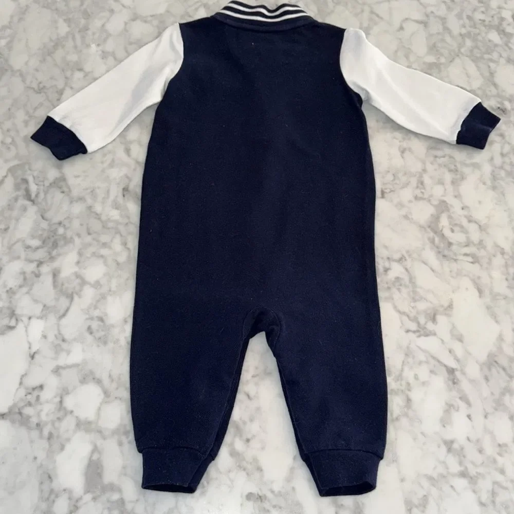 RALPH LAUREN POLO COVERALL 6M